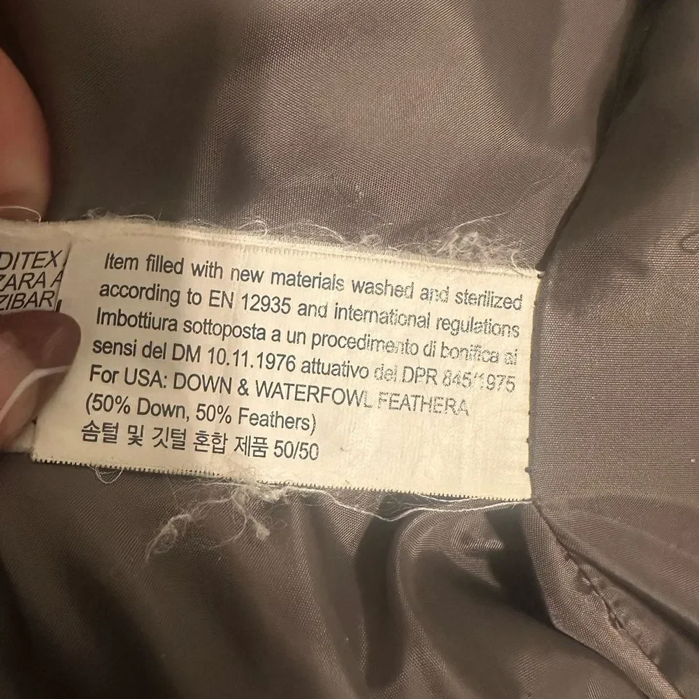 ZARA Baby  Down Coat Size 18-24 Months